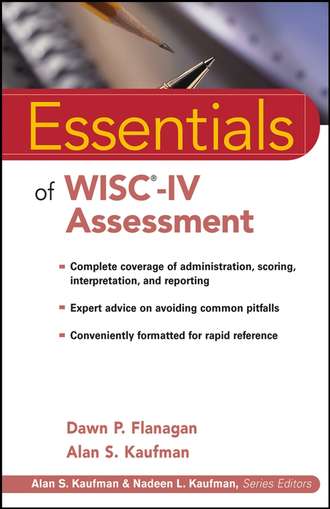 Essentials of WISC-IV Assessment