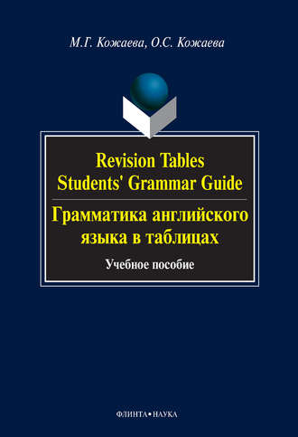 Revision Tables. Students&apos; Grammar Guide. Грамматика английского языка в таблицах. Учебное пособие