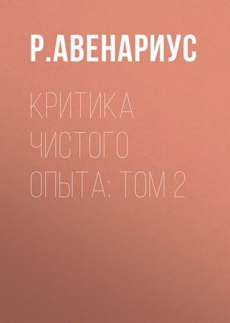 Критика чистого опыта: Том 2