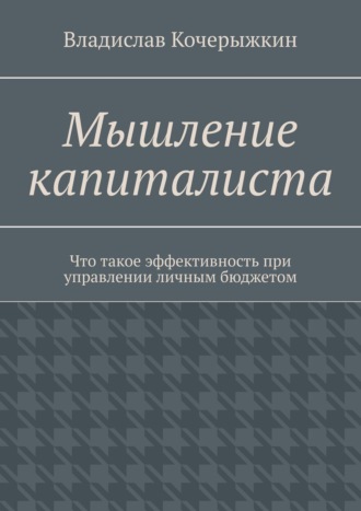 Мышление капиталиста. Что такое эффективность при управлении личным бюджетом