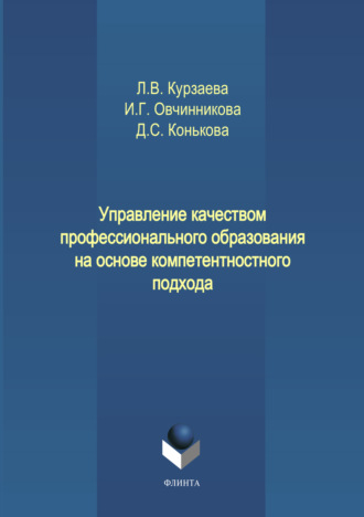 Управление качеством профессионального образования на основе компетентностного подхода