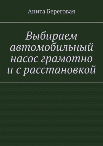 Выбираем автомобильный насос грамотно и с расстановкой