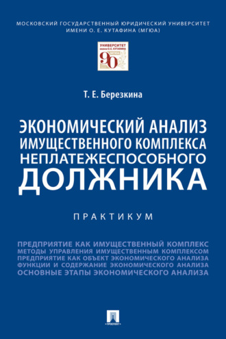 Экономический анализ имущественного комплекса неплатежеспособного должника