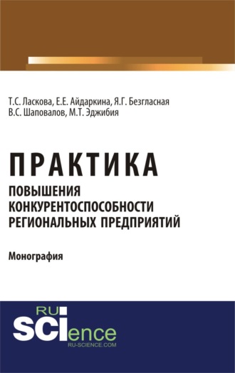 Практика повышения конкурентоспособности региональных предприятий. (Аспирантура, Бакалавриат, Магистратура). Монография.