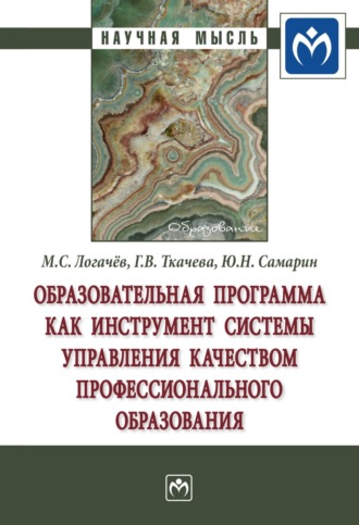 Образовательная программа как инструмент системы управления качеством профессионального образования