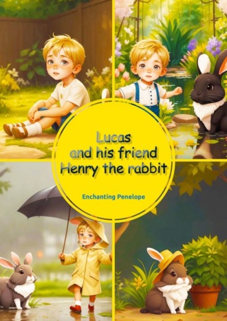 Lucas and his friend Henry the rabbit