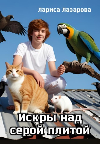 Искры над серой плитой