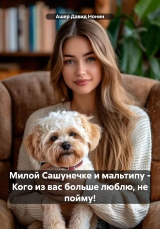 Милой Сашунечке и мальтипу – Кого из вас больше люблю, не пойму!