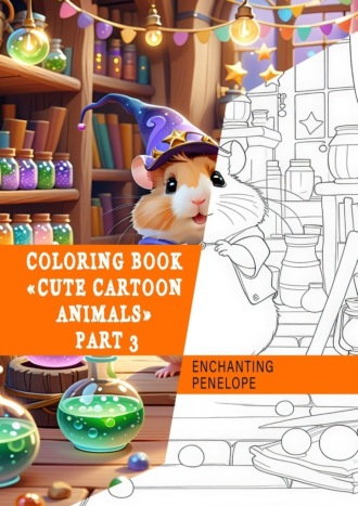 Coloring book «Cute Cartoon Animals». Part 3