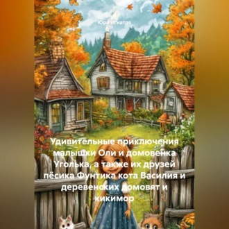 Удивительные приключения малышки Оли и домовенка Уголька, а также их друзей пёсика Фунтика кота Василия и деревенских домовят и кикимор