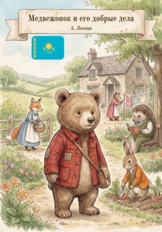 Медвежонок и его добрые дела (Қазақ тілі)