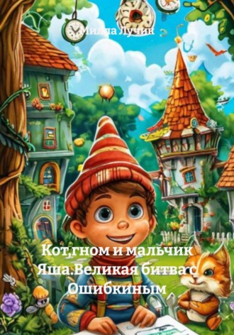 Кот,гном и мальчик Яша.Великая битва с Ошибкиным