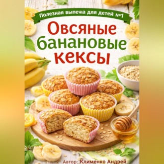 Овсяные банановые кексы.