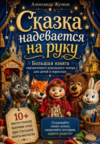Сказка надевается на руку. Большая книга перчаточного кукольного театра для детей и взрослых