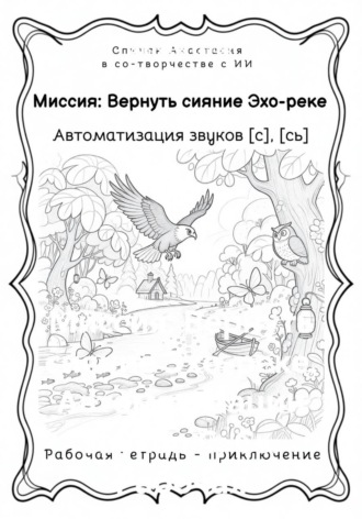 Миссия: Вернуть сияние Эхо-реке. Автоматизации звуков С, Сь. Рабочая тетрадь-приключение