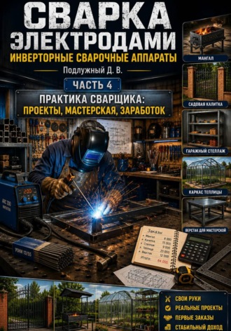 Сварка электродами. Инверторные сварочные аппараты. Часть 4. Практика сварщика: проекты, мастерская, заработок