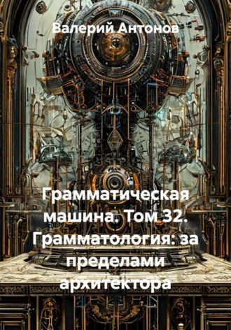 Грамматическая машина. Том 32. Грамматология: за пределами архитектора