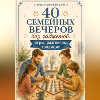 40 семейных вечеров без гаджетов: игры, разговоры, традиции