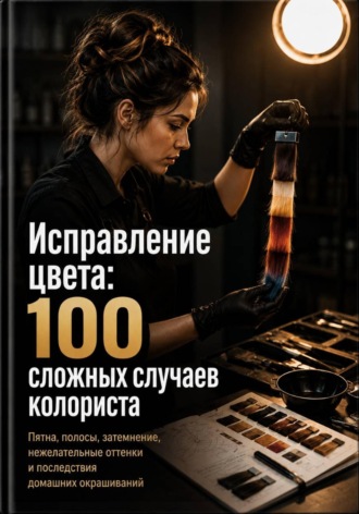 Исправление цвета: 100 сложных случаев колориста. Пятна, полосы, затемнение, нежелательные оттенки и последствия домашних окрашиваний