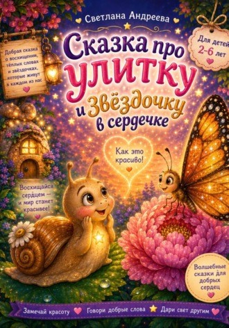 Сказка про Улитку и звездочку в сердечке