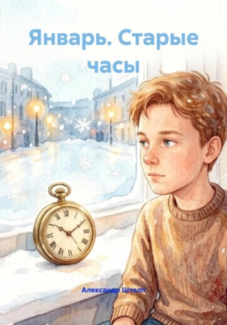 Январь. Старые часы