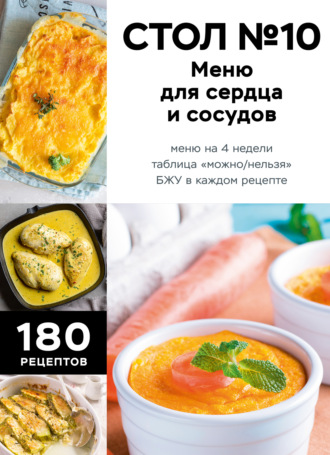 Стол №10. Меню для сердца и сосудов