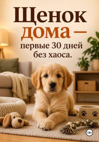 Щенок дома — первые 30 дней без хаоса.