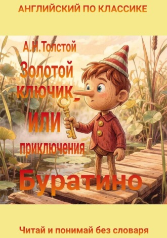 Золотой ключик, или Приключения Буратино на английском языке с параллельным переводом на русский