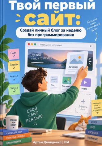 Твой первый сайт: Создай личный блог за неделю без программирования