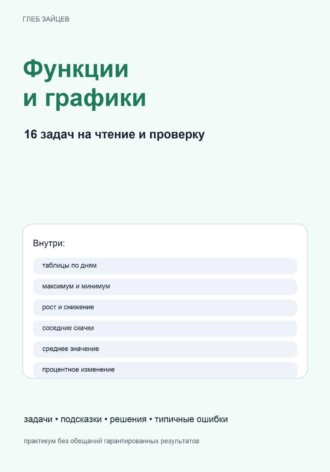 Функции и графики. 16 задач на чтение и проверку