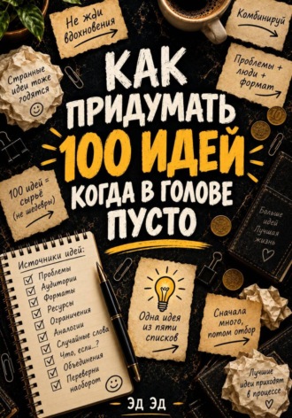 Как придумать 100 идей, когда в голове пусто