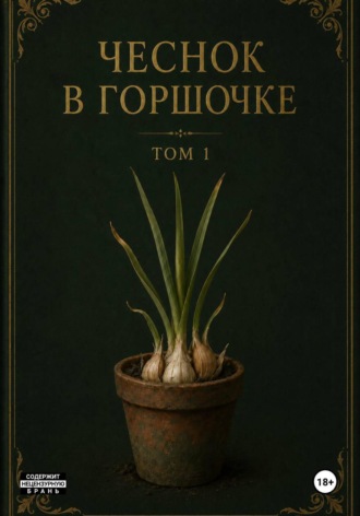 Чеснок в горшочке
