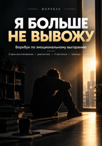 Я больше не вывожу. Воркбук по эмоциональному выгоранию: 21 день восстановления, диагностика, 4 протокола, границы и дневник