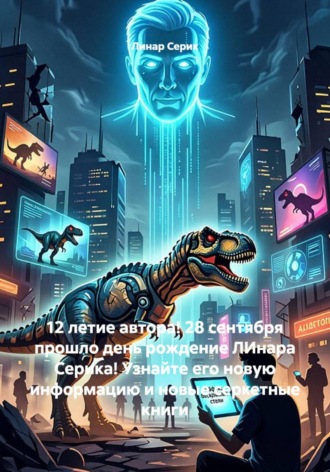 12 летие автора! 28 сентября прошло день рождение ЛИнара Серика! Узнайте его новую информацию и новые серкетные книги