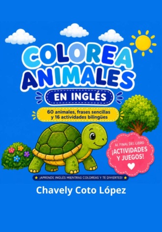 Colorea animales en inglés