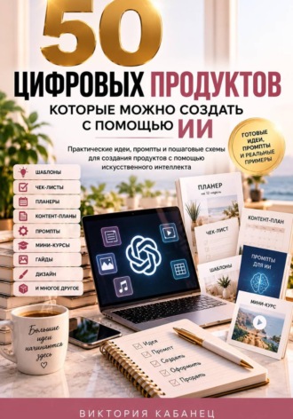 50 цифровых продуктов, которые можно создать с помощью ИИ