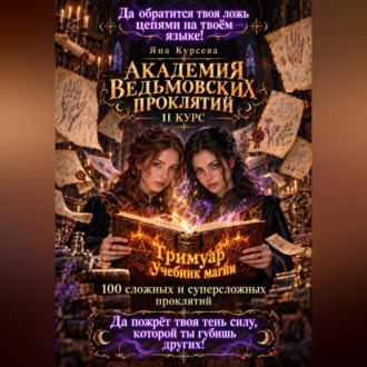 Академия ведьмовских проклятий. Второй курс. Гримуар учебник магии. 100 сложных и суперсложных проклятий