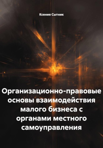Организационно-правовые основы взаимодействия малого бизнеса с органами местного самоуправления