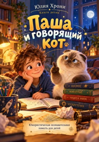 Юлия Хрони. Книги детям. Паша и говорящий кот. Детская книга о дружбе и приключениях