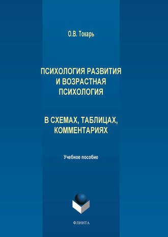 Психология развития и возрастная психология в схемах, таблицах, комментариях