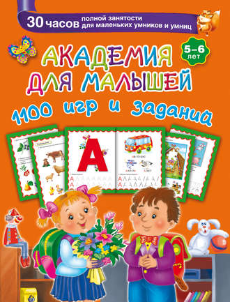 Академия для малышей. 1100 игр и заданий. 5-6 лет